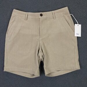 Katin Corduroy Kenneth Short Mens size 30 Aluminum Beige Chino Surf Beach NWT